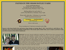 Tablet Screenshot of paynesinthegrassdaylilyfarm.com